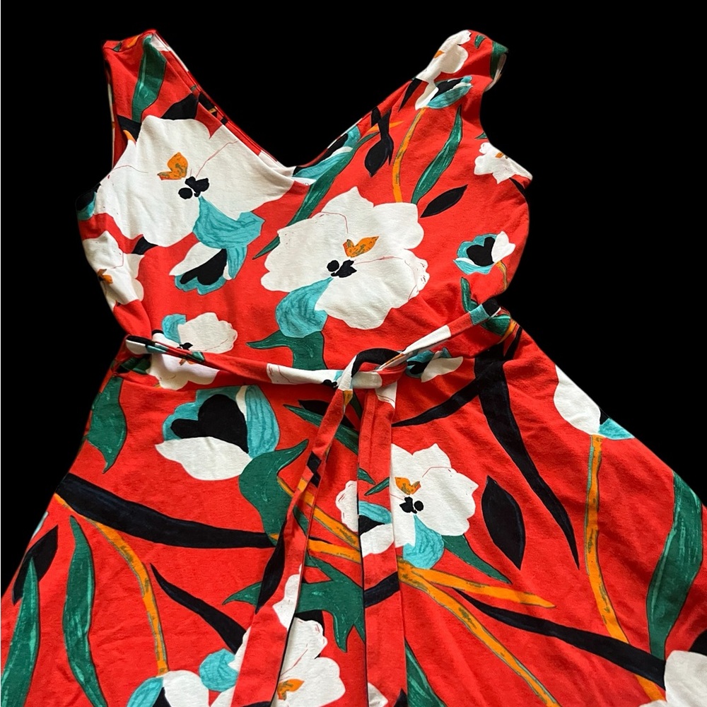 Flowy Spring/Summer Flowered Dress - Picture 3 of 6